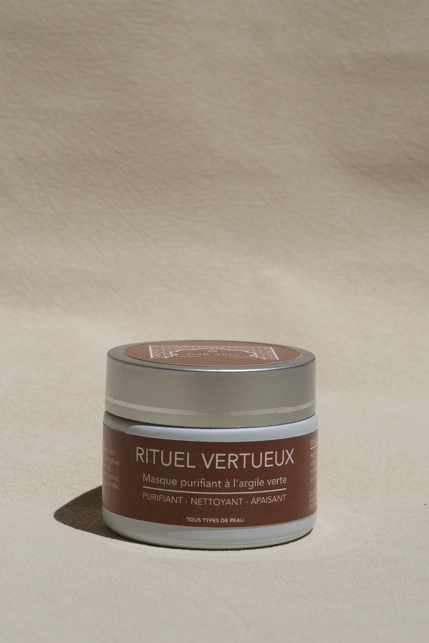 Masque purifiant à l'argile verte - Rituel vertueux