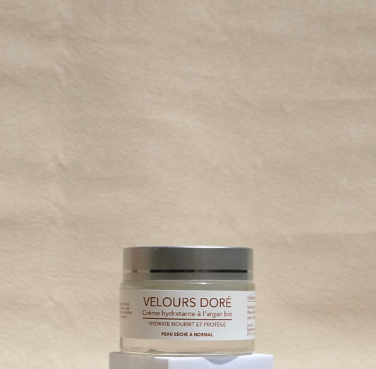 Crème hydratante à l'argan bio - Velours doré